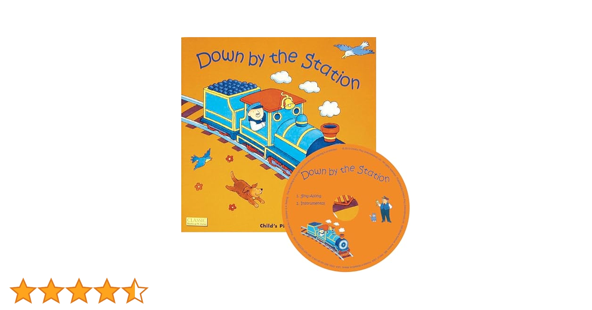Down by the Station 絵本　英語 SING&SAY Down by the Station CDつき絵本 ＜NoBuYoung